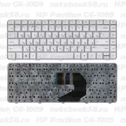 Клавиатура для ноутбука HP Pavilion G6-1009 Серебристая