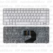 Клавиатура для ноутбука HP Pavilion G6-1015 Серебристая