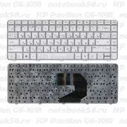 Клавиатура для ноутбука HP Pavilion G6-1018 Серебристая
