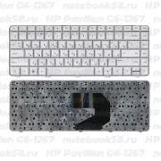 Клавиатура для ноутбука HP Pavilion G6-1267 Серебристая