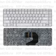 Клавиатура для ноутбука HP Pavilion G6-1278sr Серебристая