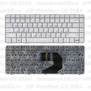 Клавиатура для ноутбука HP Pavilion G6-1384 Серебристая