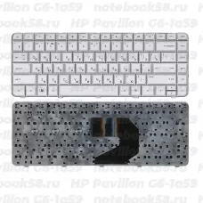 Клавиатура для ноутбука HP Pavilion G6-1a59 Серебристая