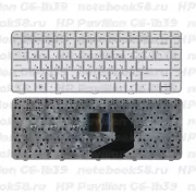 Клавиатура для ноутбука HP Pavilion G6-1b39 Серебристая