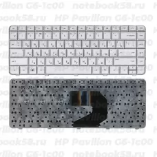 Клавиатура для ноутбука HP Pavilion G6-1c00 Серебристая