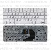 Клавиатура для ноутбука HP Pavilion G6-1c59nr Серебристая