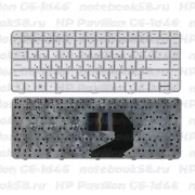 Клавиатура для ноутбука HP Pavilion G6-1d46 Серебристая