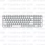 Клавиатура для ноутбука HP Pavilion G6-2018 Белая, без рамки