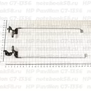 Петли матрицы для ноутбука HP Pavilion G7-1356 (левая + правая)