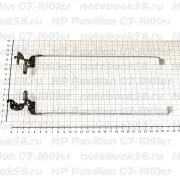 Петли матрицы для ноутбука HP Pavilion G7-1001er (левая + правая)