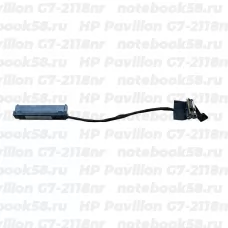 Шлейф жесткого диска для ноутбука HP Pavilion G7-2118nr (6+7pin)
