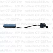 Шлейф жесткого диска для ноутбука HP Pavilion G7-2257nr (6+7pin)