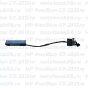 Шлейф жесткого диска для ноутбука HP Pavilion G7-2313nr (6+7pin)