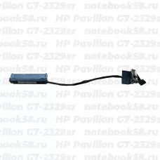 Шлейф жесткого диска для ноутбука HP Pavilion G7-2329sr (6+7pin)