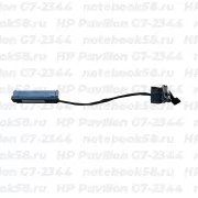 Шлейф жесткого диска для ноутбука HP Pavilion G7-2344 (6+7pin)
