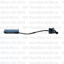 Шлейф жесткого диска для ноутбука HP Pavilion G6-2114 (6+7pin)