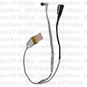 Шлейф матрицы для ноутбука HP Pavilion G7-1026sr (40pin LVDS, LED)